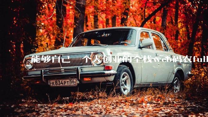 能够自己一个人创业的全栈web码农fullstack developer要会哪些技术？